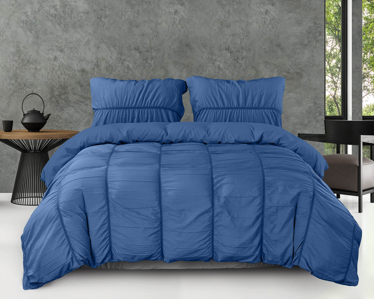Bettbezug Calais Indigo 140 x 220 cm - Palo24