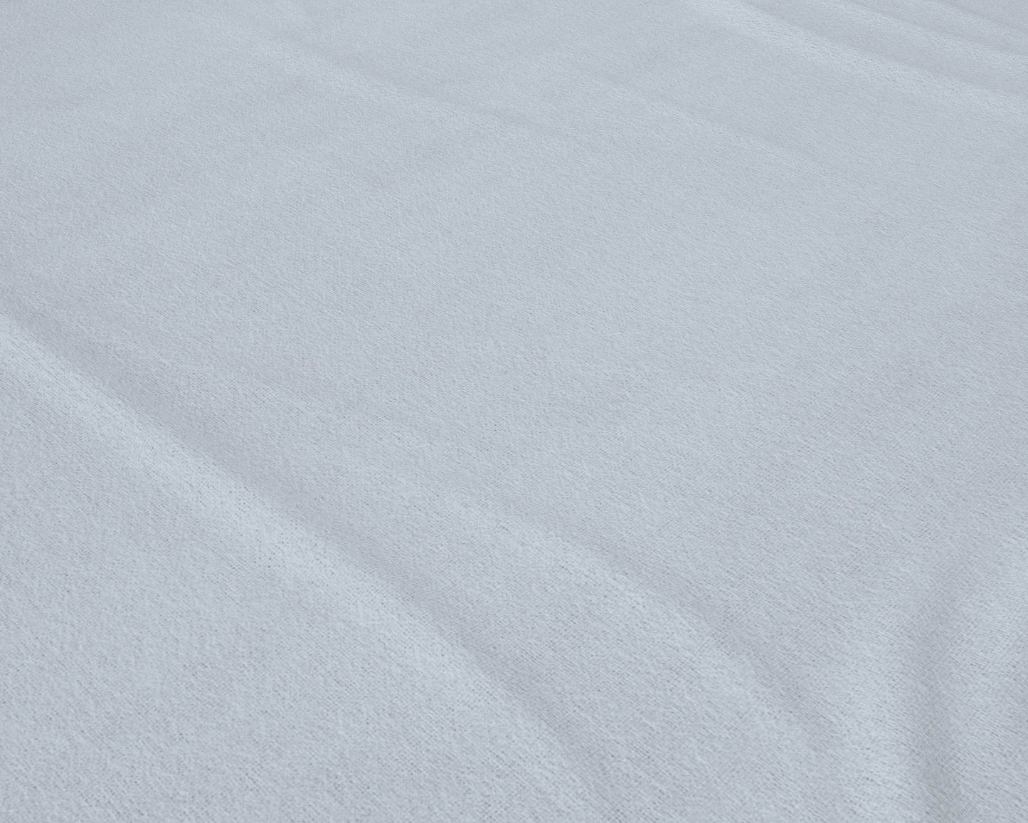 Flanel Basic Spannbettlaken Grau 90 x 200 cm - Palo24
