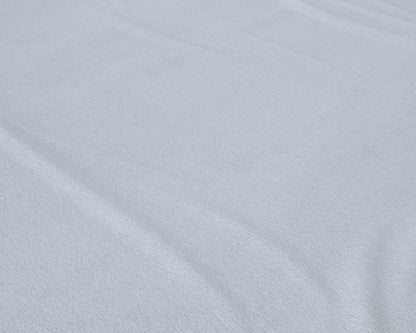 Flanel Basic Spannbettlaken Grau 140 x 200 cm - Palo24