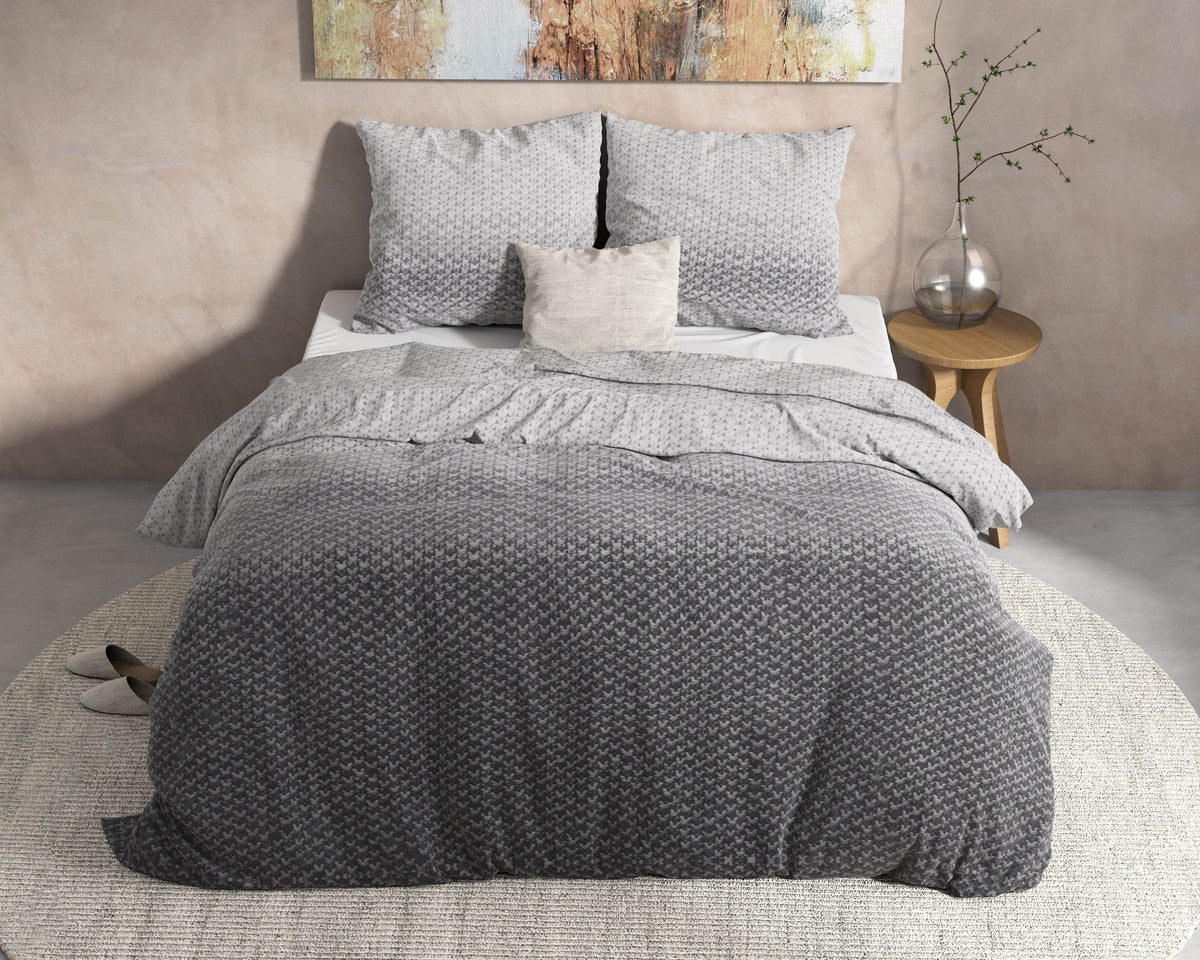 Bettbezug DH Flanel Tamar Grey 200 x 220 cm - Palo24