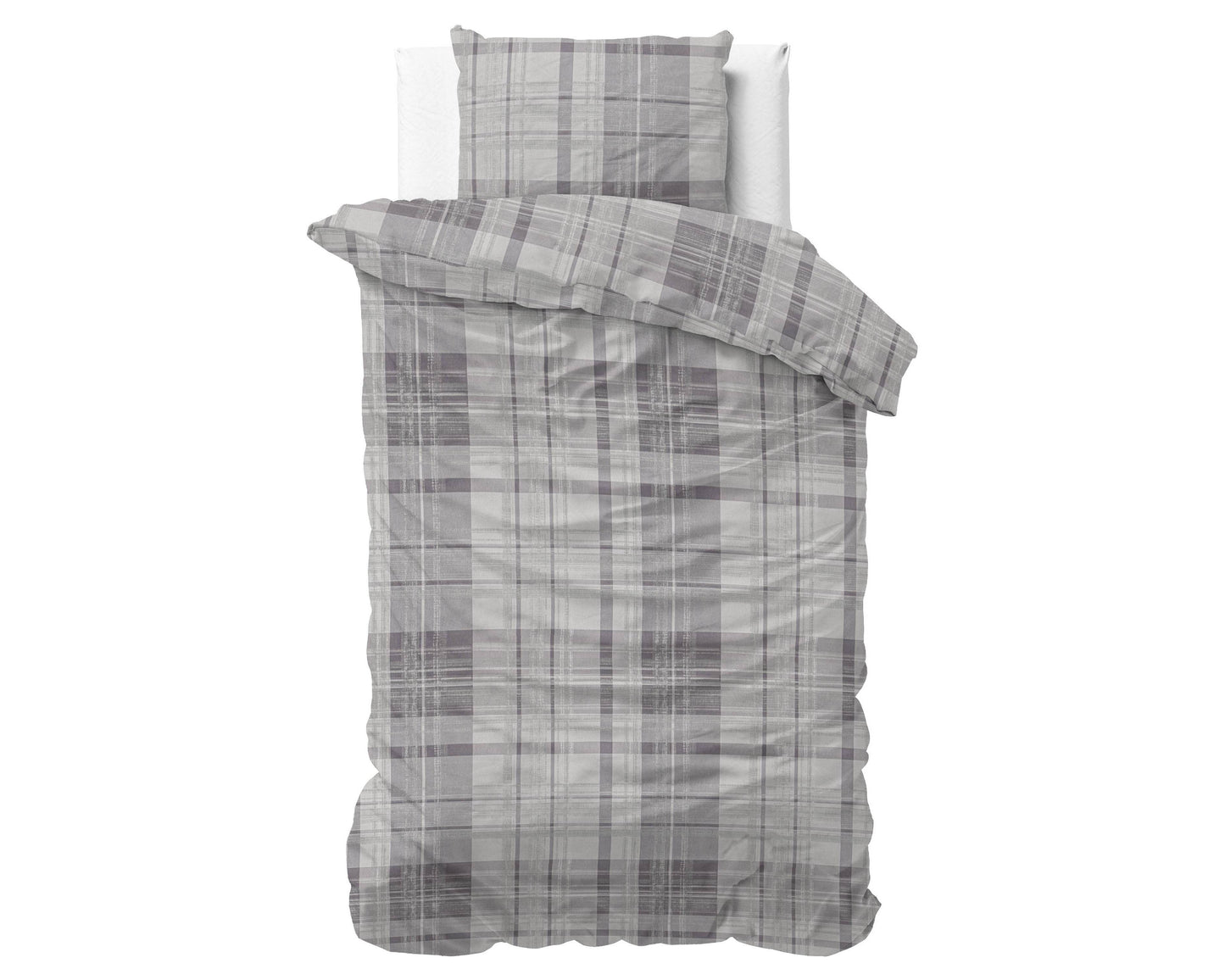 Bettbezug DH FL Theotis Grau 140 x 220 cm - Palo24