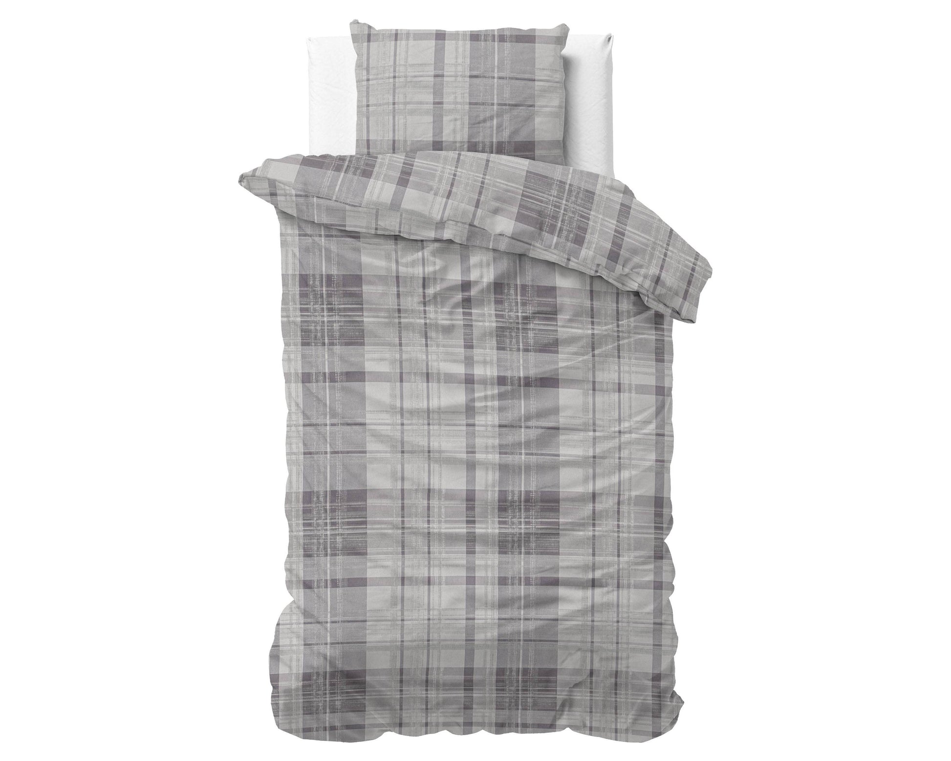 Bettbezug DH FL Theotis Grau 140 x 220 cm - Palo24