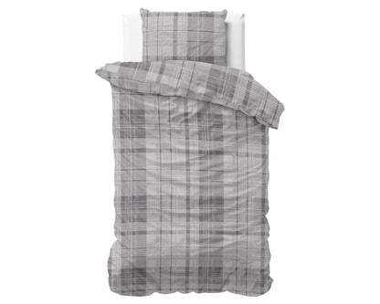 Bettbezug DH FL Theotis Grau 140 x 220 cm - Palo24
