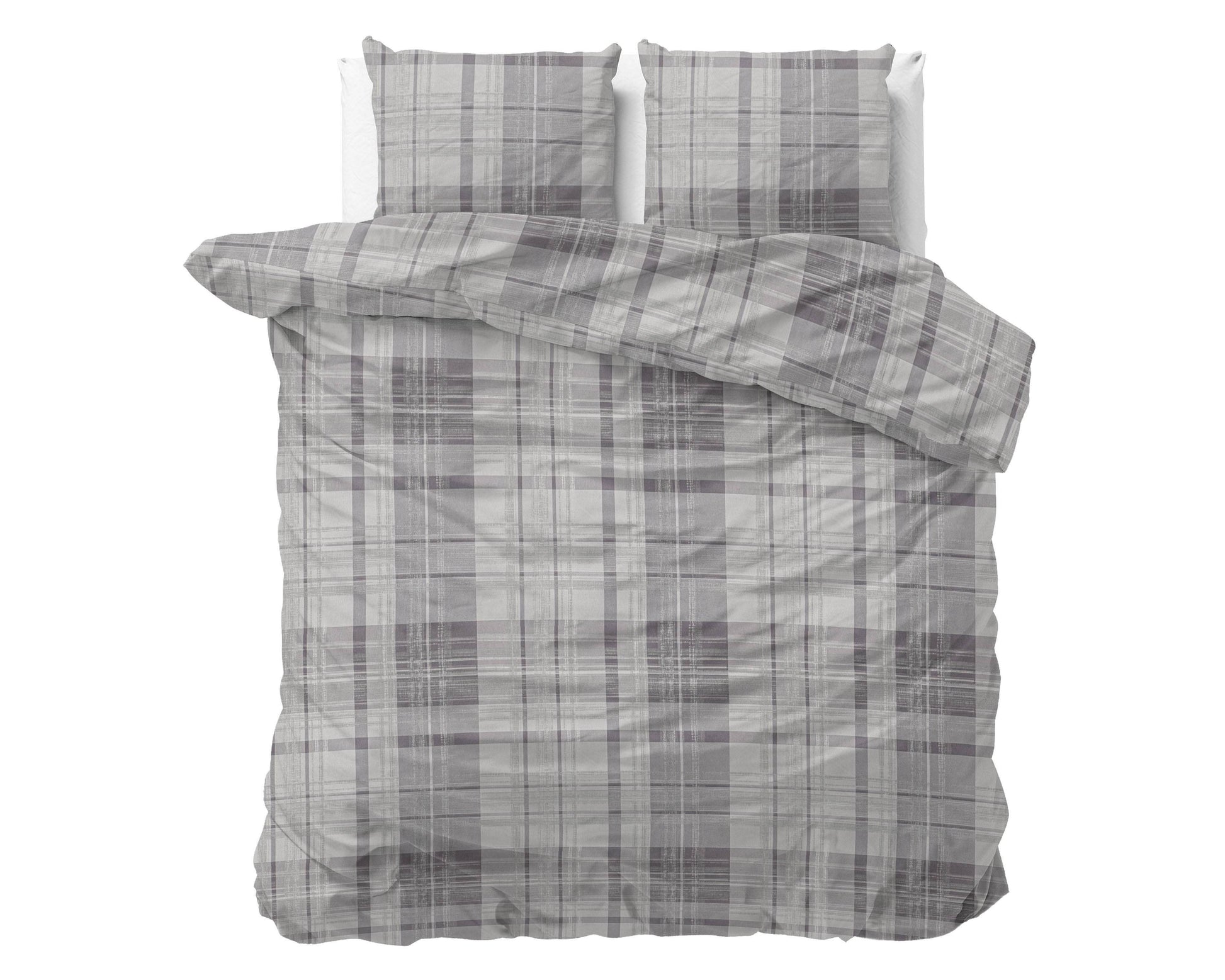 Bettbezug DH FL Theotis Grau 200 x 220 cm - Palo24