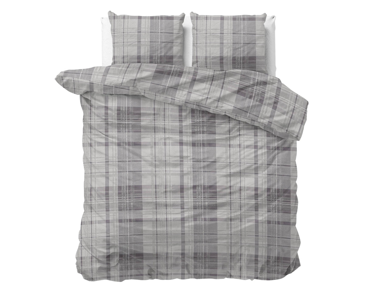 Bettbezug DH FL Theotis Grau 240 x 220 cm - Palo24