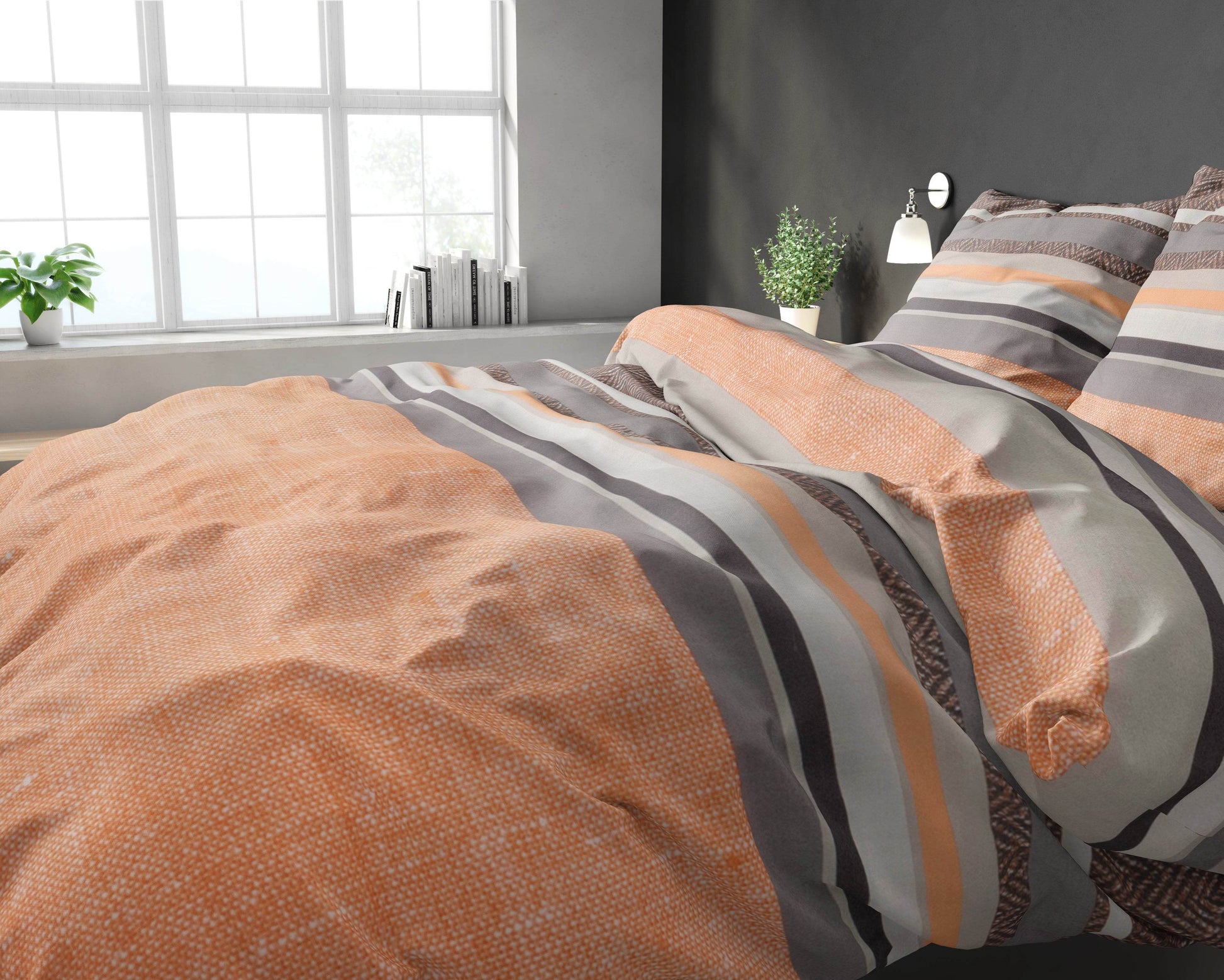 Bettbezug Sonta Orange 200 x 220 cm - Palo24