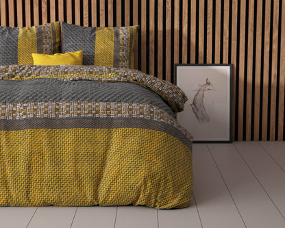 Bettbezug Altor Gold 140 x 220 cm - Palo24