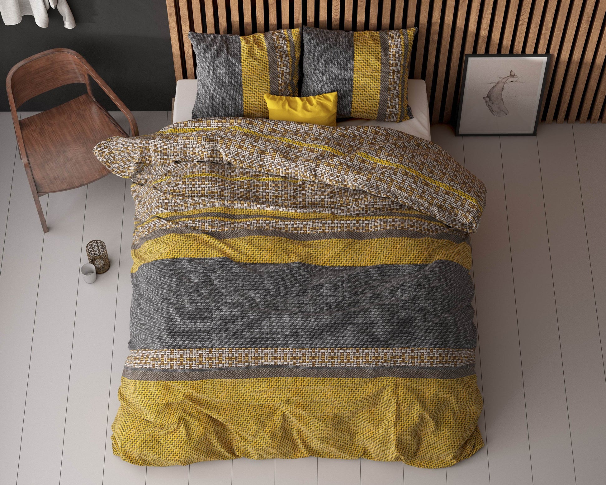 Bettbezug Altor Gold 140 x 220 cm - Palo24