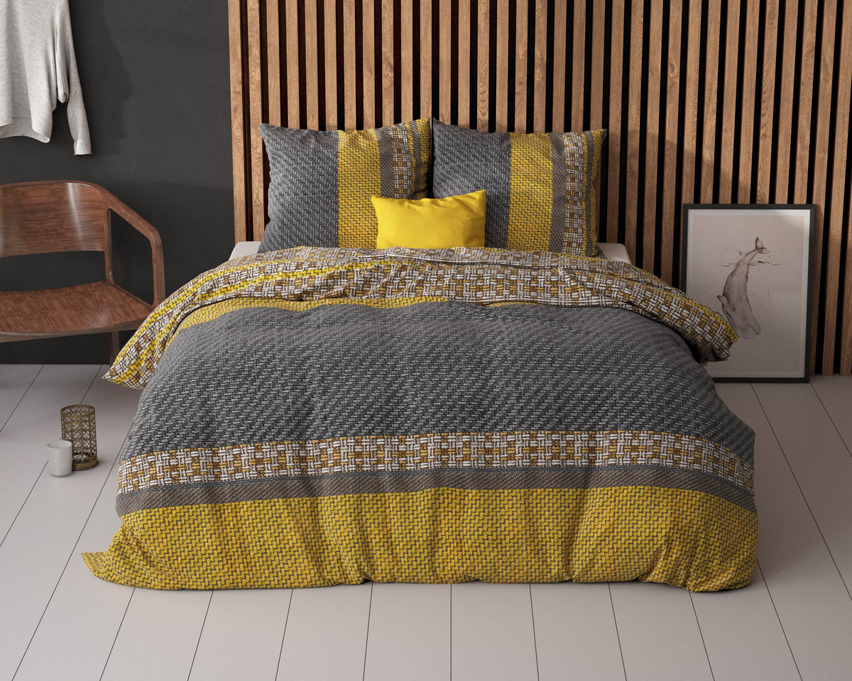 Bettbezug Altor Gold 240 x 220 cm - Palo24