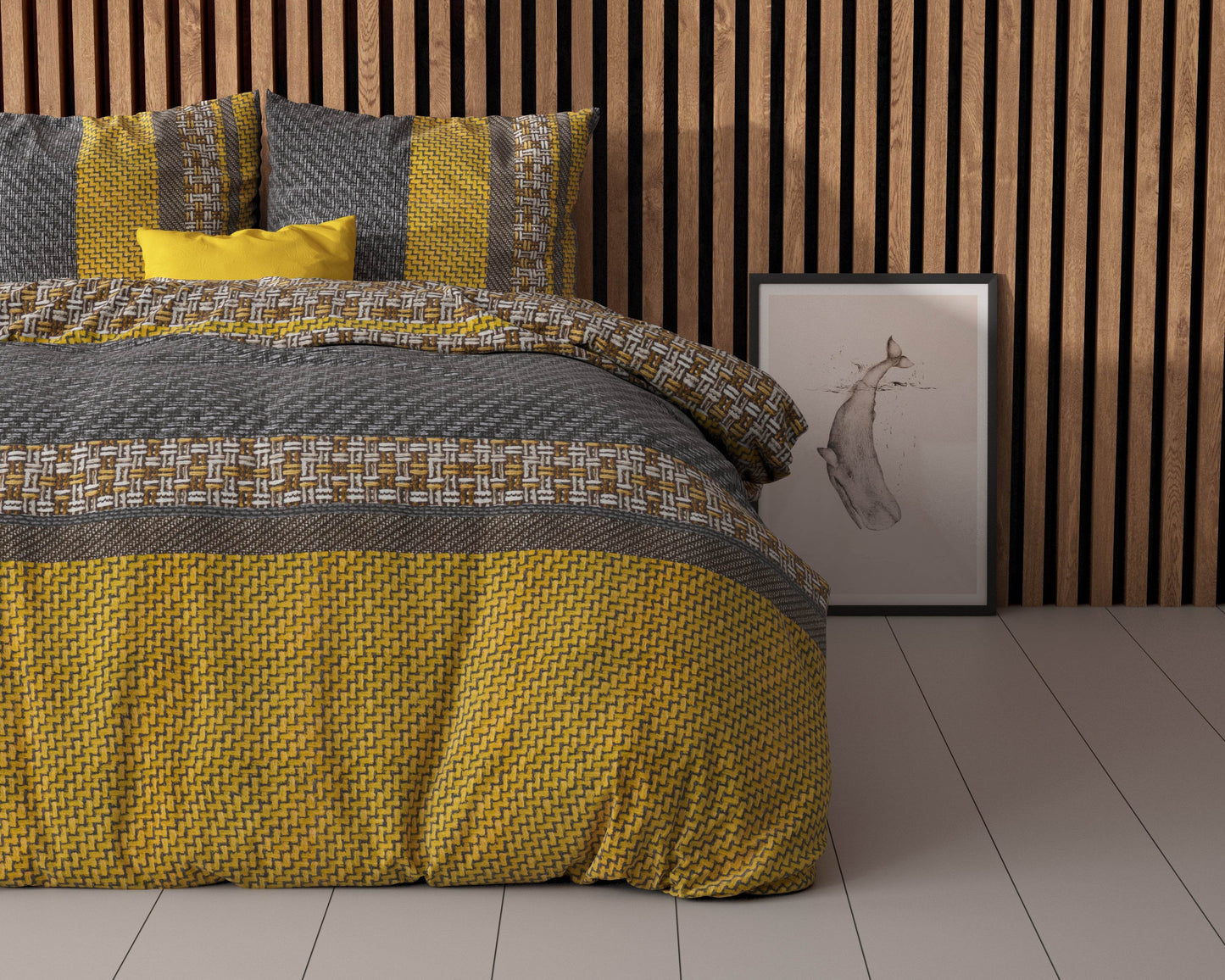 Bettbezug Altor Gold 240 x 220 cm - Palo24