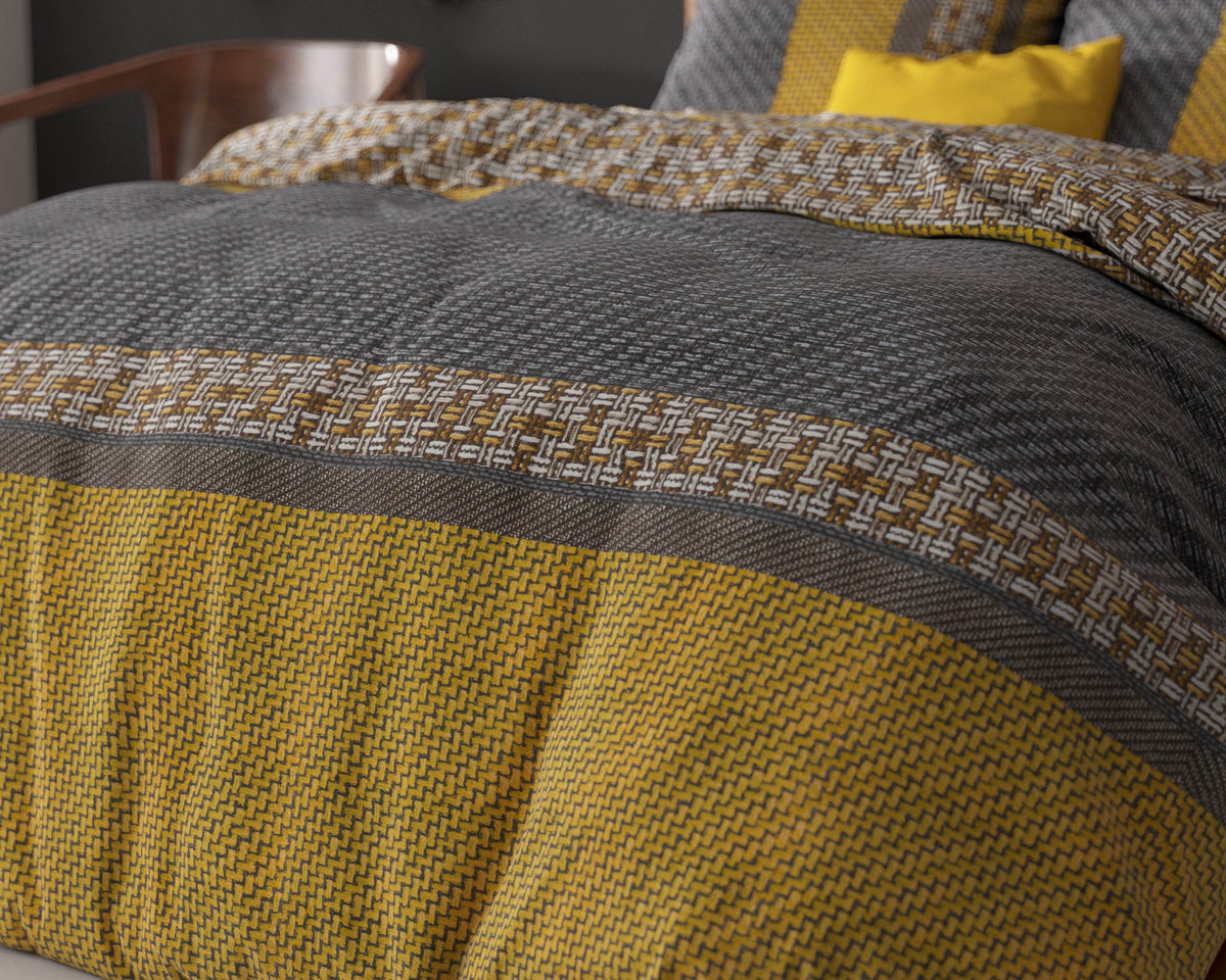 Bettbezug Altor Gold 240 x 220 cm - Palo24