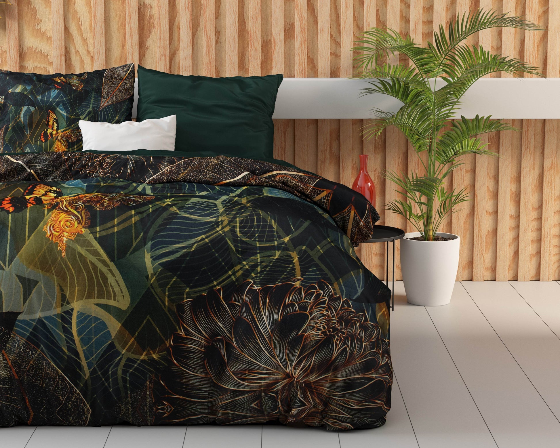 Bettbezug Dark Rises Black 140 x 220 cm - Palo24
