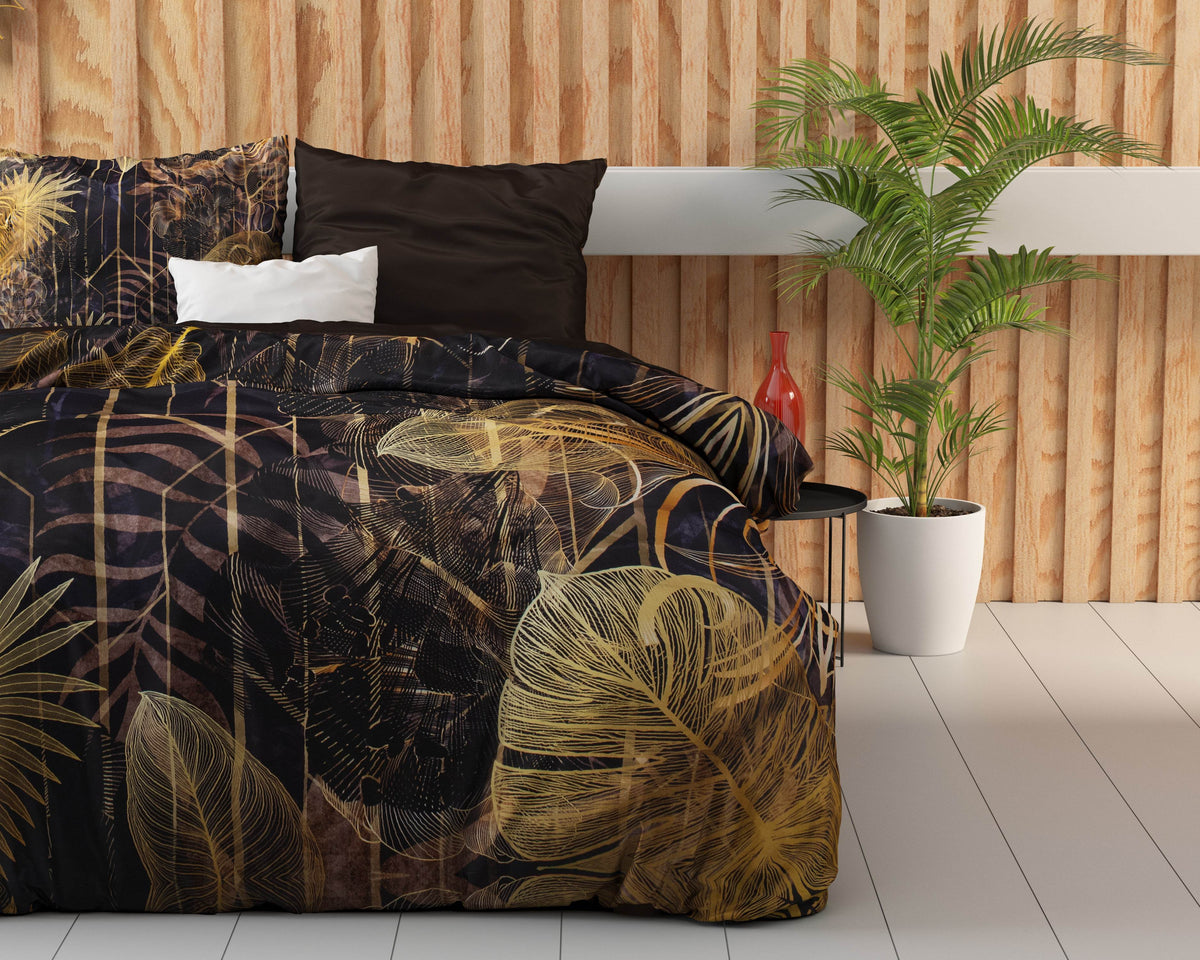 Bettbezug Oliva Gold 140 x 220 cm - Palo24
