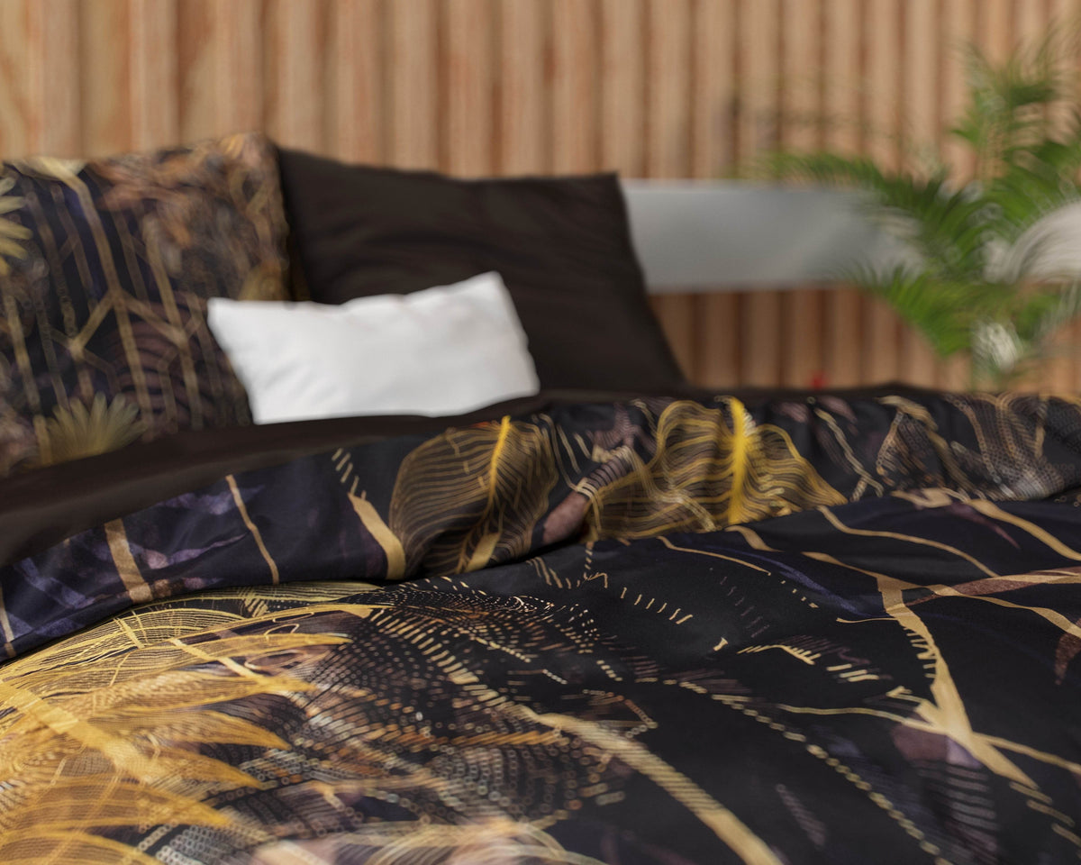 Bettbezug Oliva Gold 140 x 220 cm - Palo24