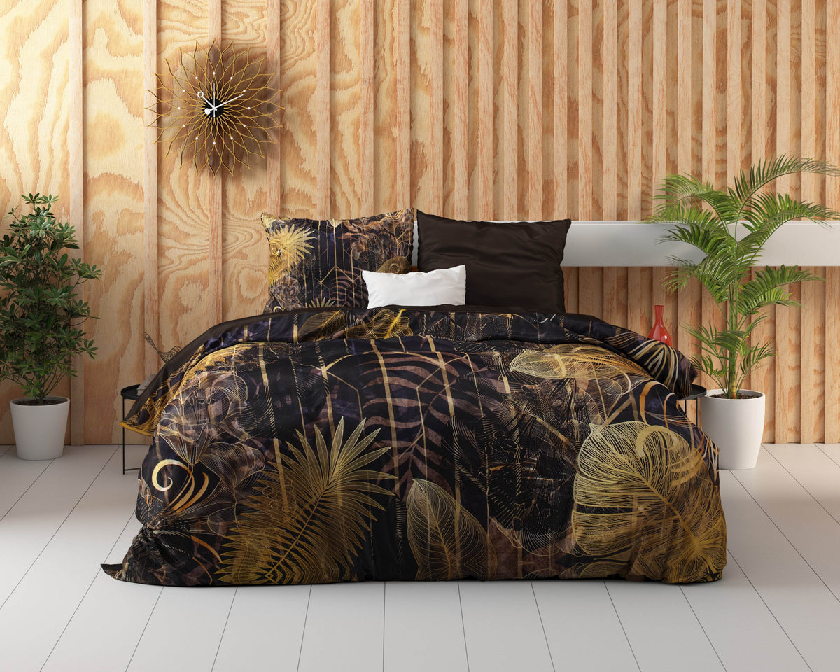 Bettbezug Oliva Gold 140 x 220 cm - Palo24
