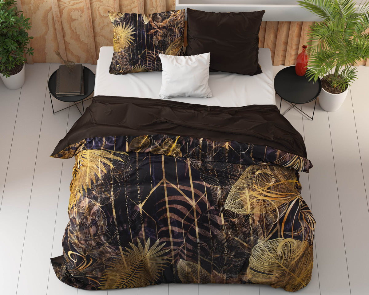 Bettbezug Oliva Gold 200 x 220 cm - Palo24