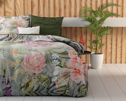 Bettbezug Mystery Flower White 140 x 220 cm - Palo24