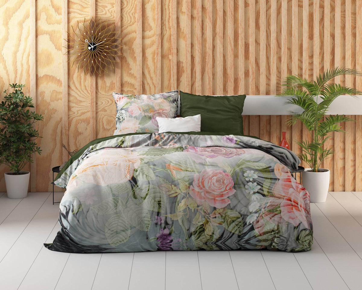 Bettbezug Mystery Flower White 140 x 220 cm - Palo24