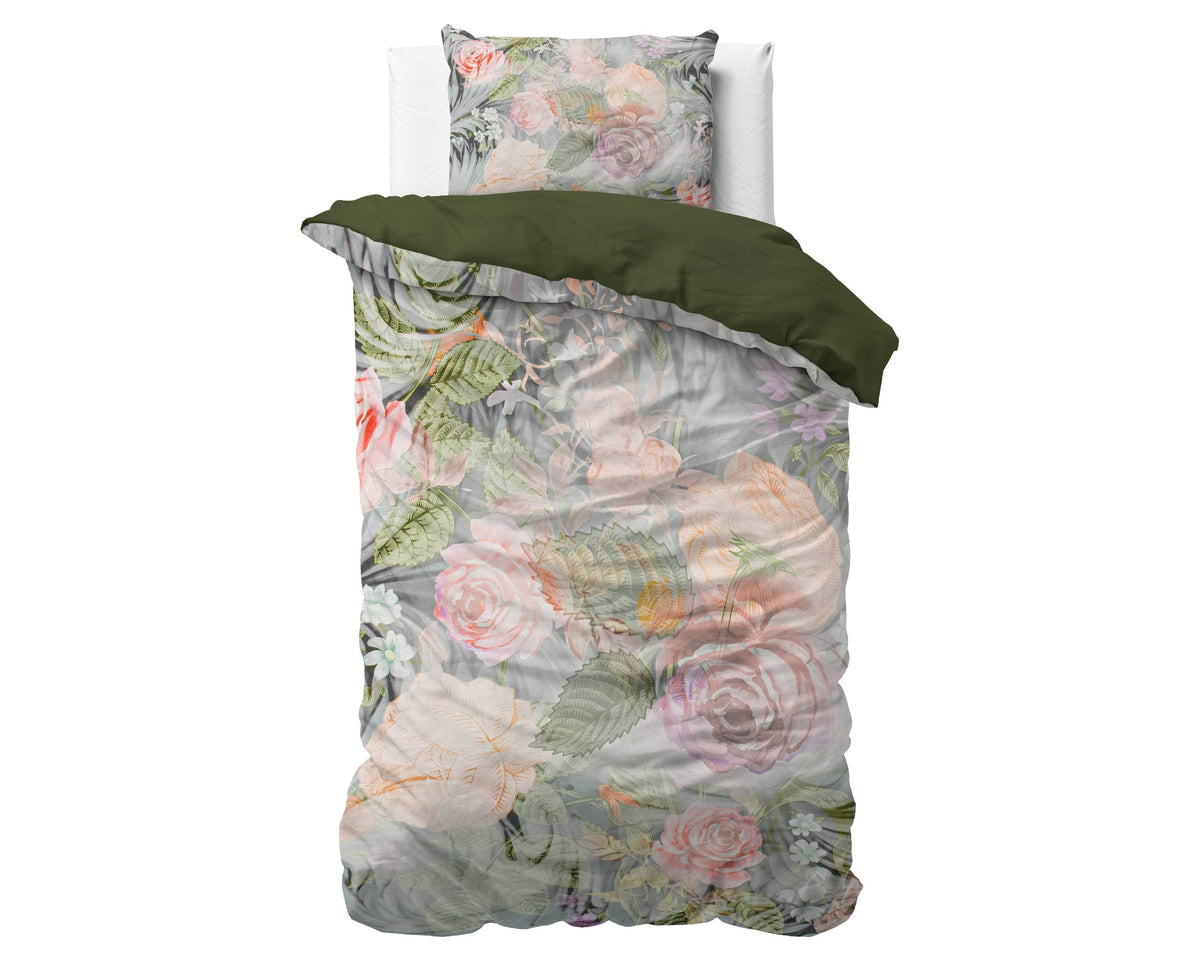 Bettbezug Mystery Flower White 140 x 220 cm - Palo24