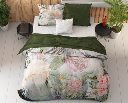 Bettbezug Mystery Flower White 200 x 220 cm - Palo24