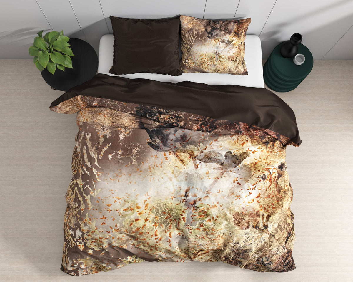 Bettbezug Inferno Taupe 140 x 220 cm - Palo24