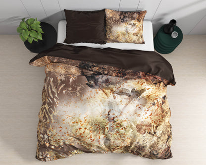 Bettbezug Inferno Taupe 200 x 220 cm - Palo24