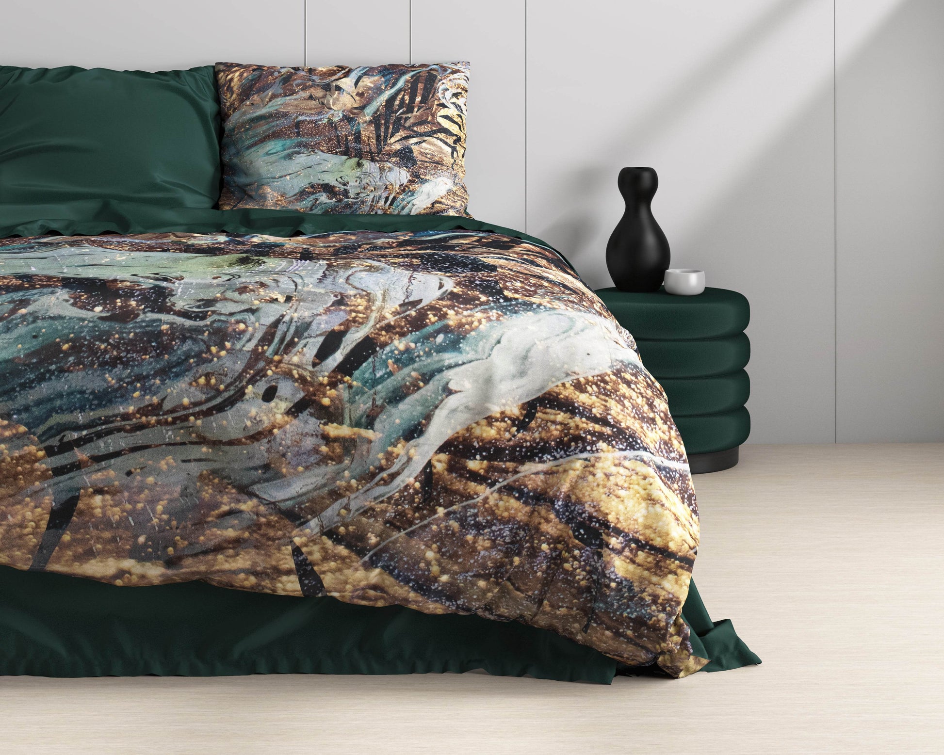 Bettbezug Apollo Taupe 240 x 220 cm - Palo24