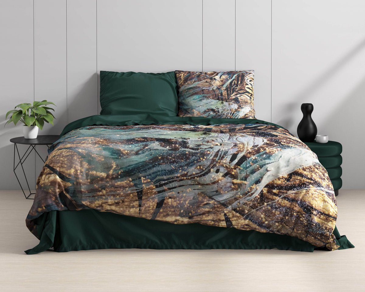 Bettbezug Apollo Taupe 240 x 220 cm - Palo24