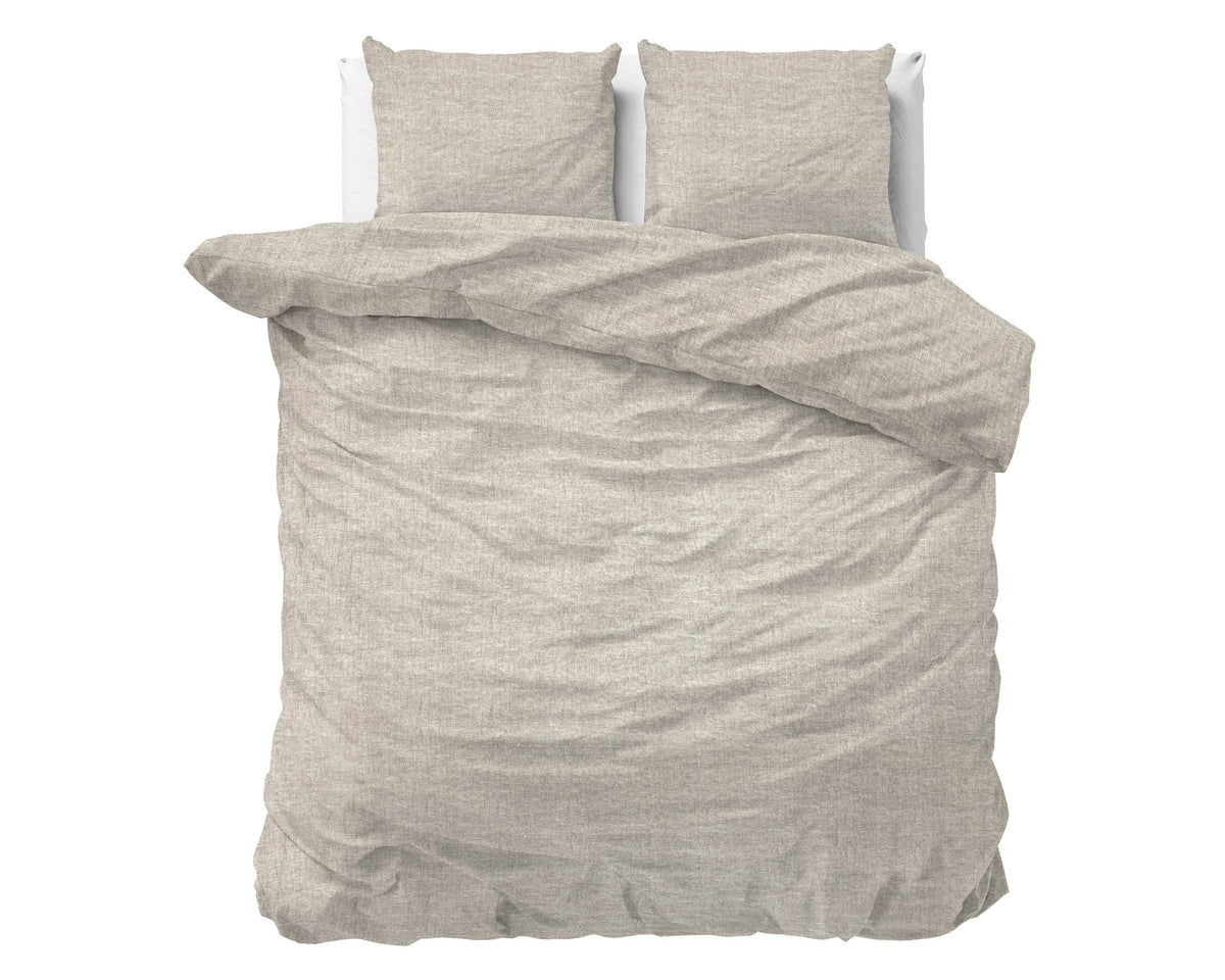 Bettbezug DH Flanel Leo Grau 200 x 220 cm - Palo24