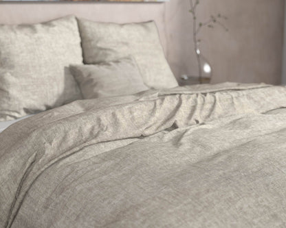 Bettbezug DH Flanel Leo Grau 240 x 220 cm - Palo24