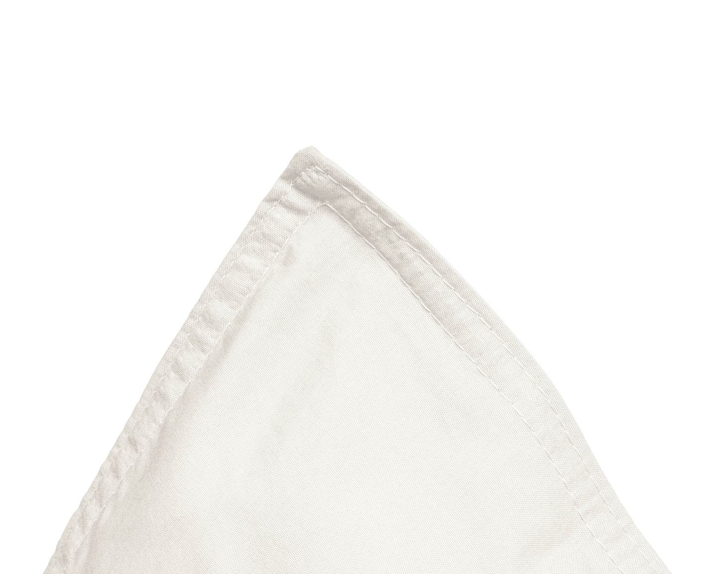 Bettbezug Egyptische Baumwolle Uni Creme 135 x 200 cm - Palo24