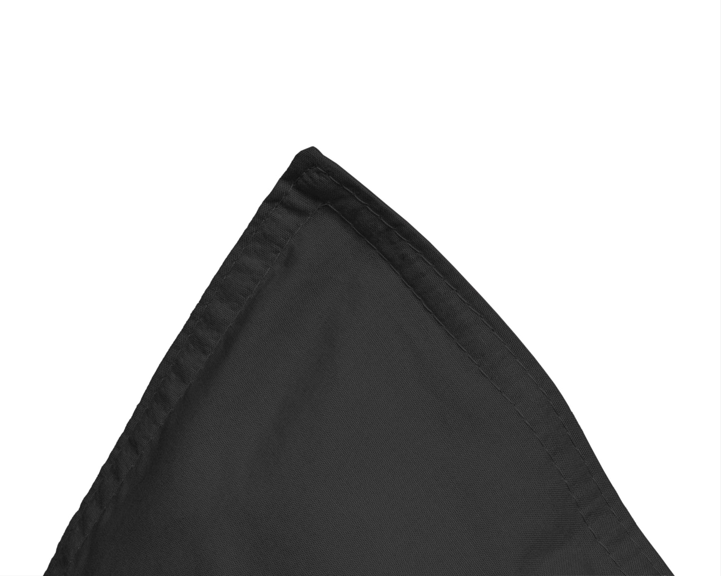 Bettbezug Egyptische Baumwolle Uni Schwarz 135 x 200 cm - Palo24