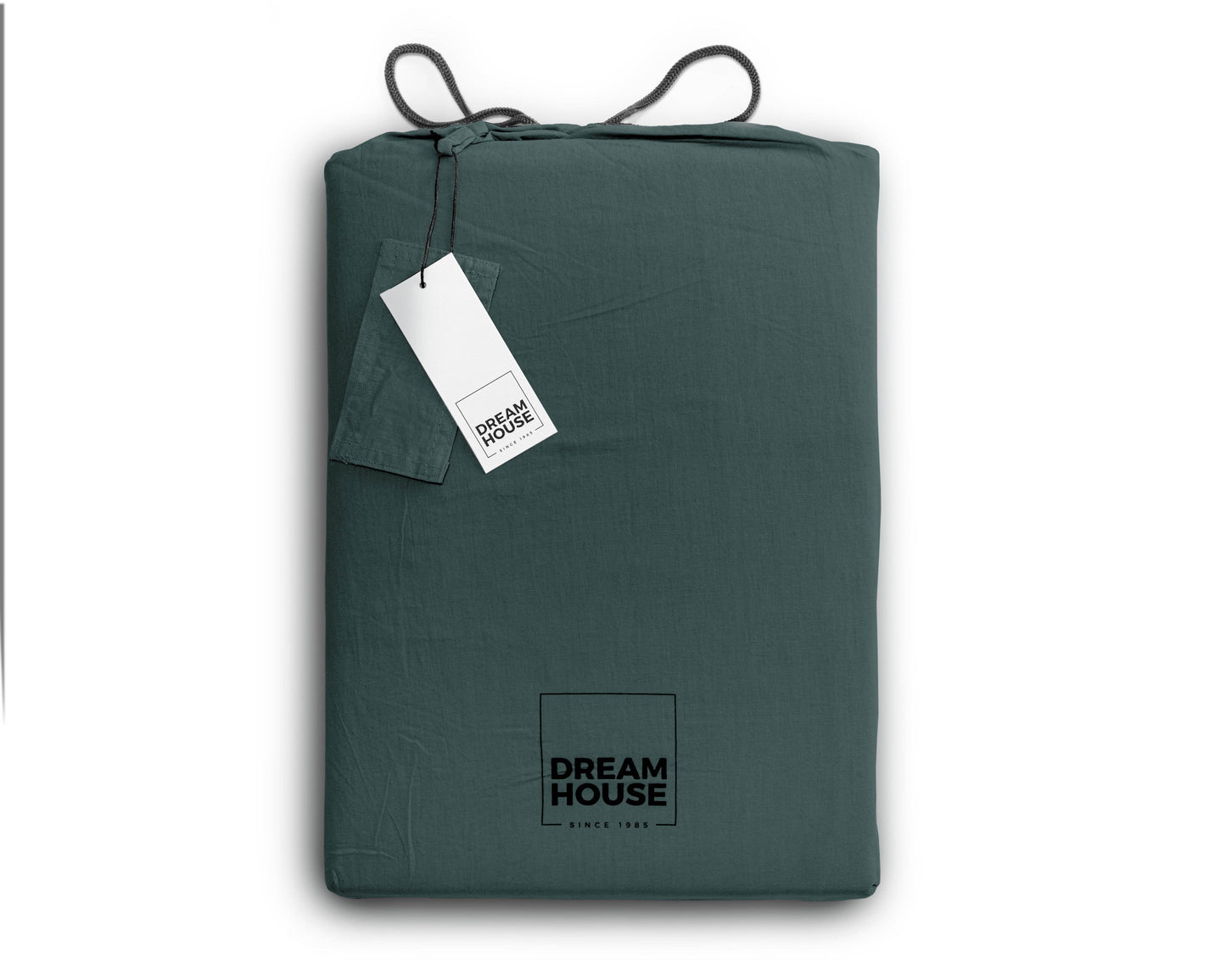 Bettbezug Stone washed Dark Green 140 x 220 cm - Palo24