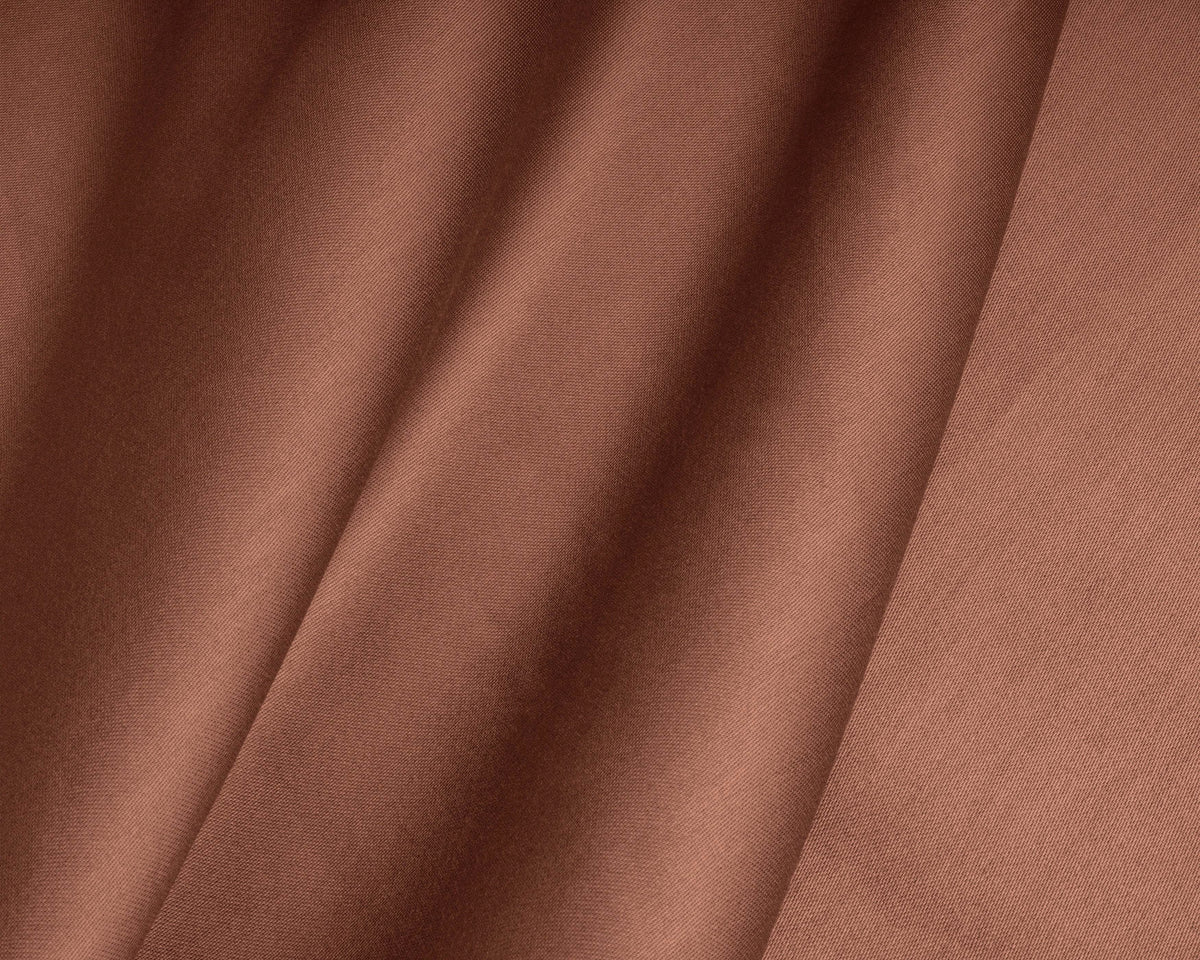 Satin Spannbettlaken Braun 180 x 210 cm - Palo24