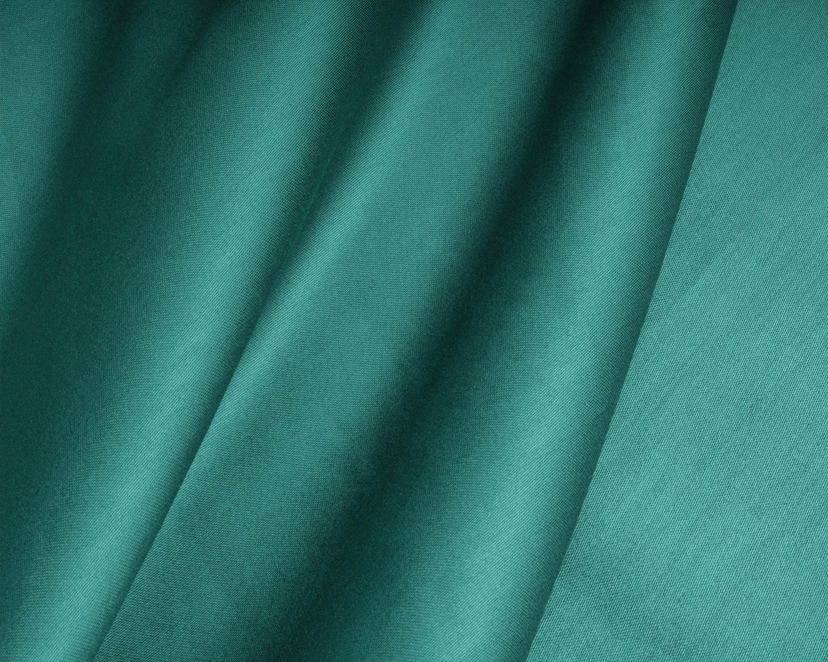 Topper Satin Spannbettlaken Dunkelgrün 140 x 200 cm - Palo24