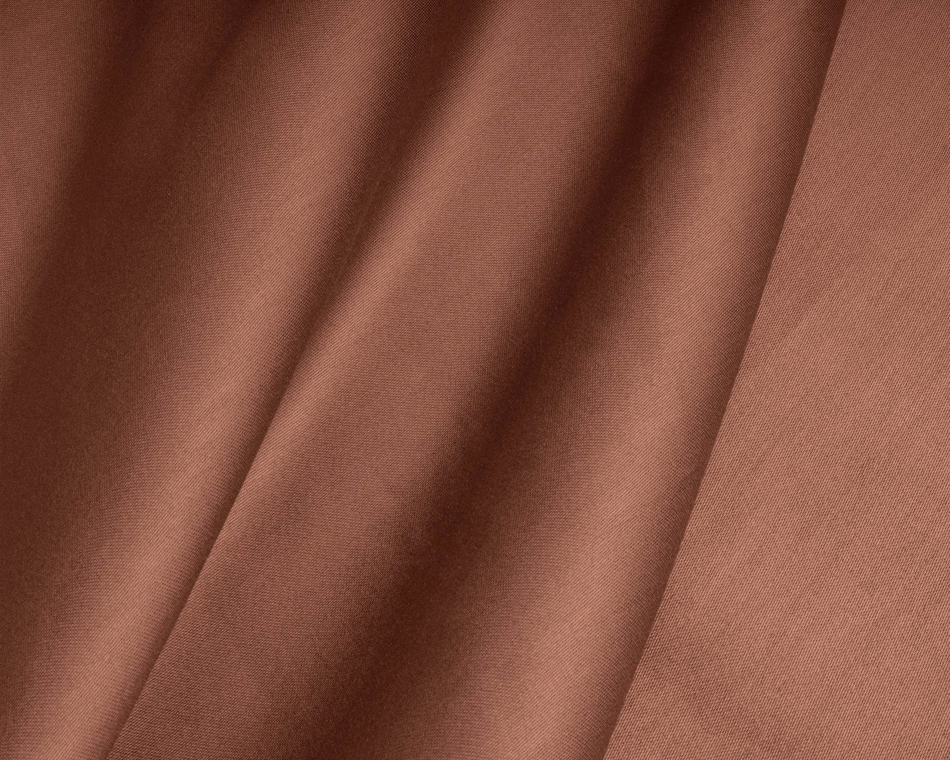 Topper Satin Spannbettlaken Braun 160 x 200 cm - Palo24