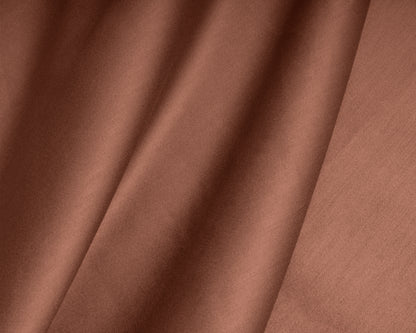 Topper Satin Spannbettlaken Braun 160 x 220 cm - Palo24
