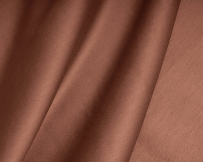 Split-Topper Satin Spannbettlaken Braun 180 x 220 cm - Palo24