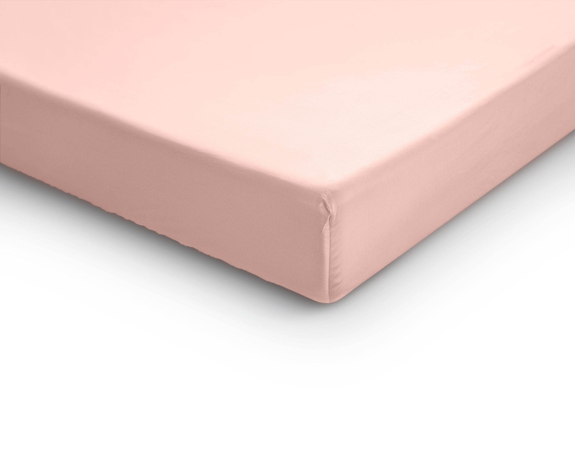 Split-Topper Satin Spannbettlaken Rose 180 x 200 cm - Palo24