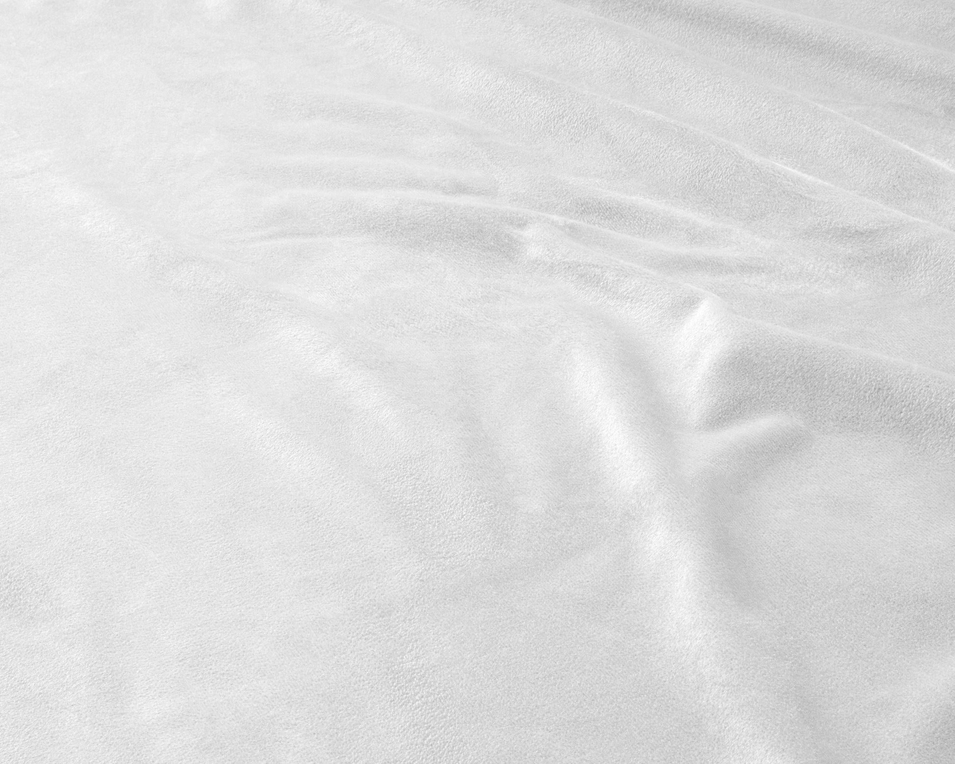 Samt Spannbettlaken Weiss 140 x 200 cm - Palo24