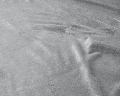 Samt Spannbettlaken Grau 140 x 200 cm - Palo24