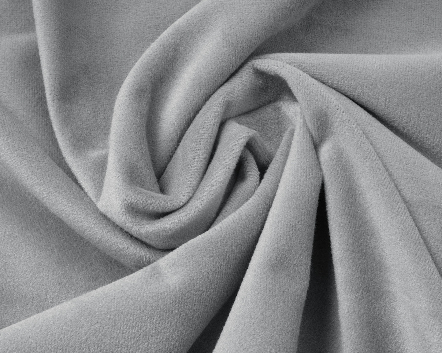 Samt Spannbettlaken Grau 160 x 200 cm - Palo24