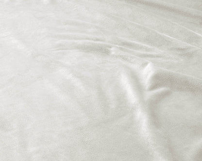 Samt Spannbettlaken Creme 90 x 200 cm - Palo24