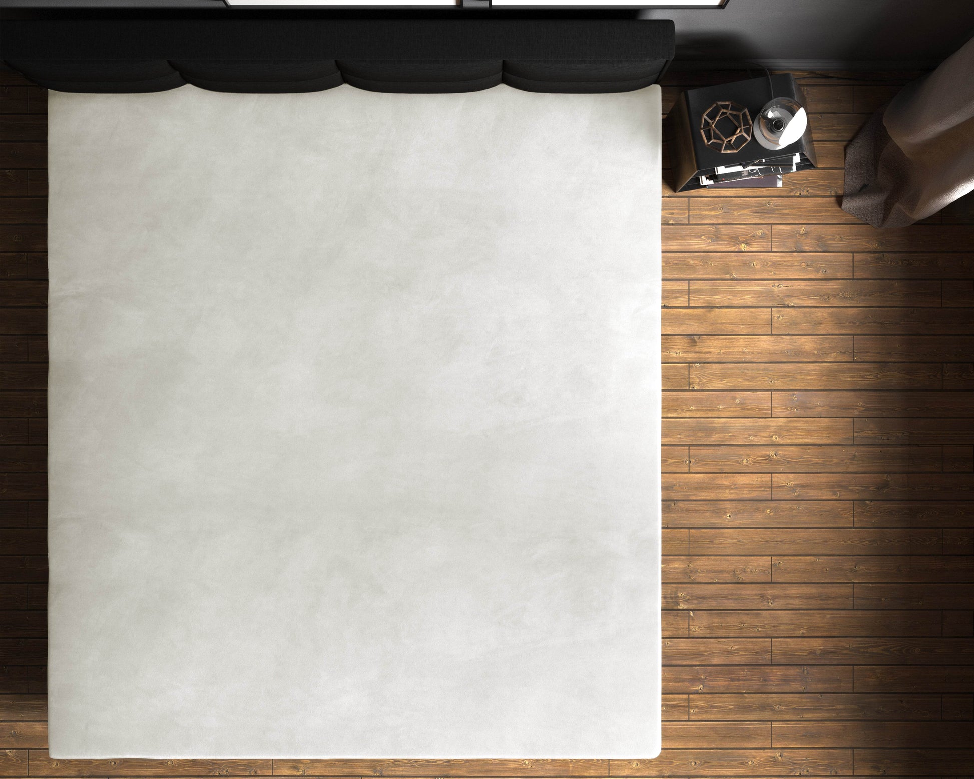 Samt Spannbettlaken Creme 140 x 200 cm - Palo24