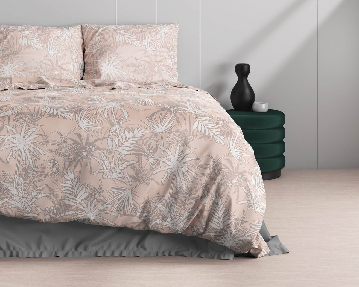 Bettbezug Floor rosa 240 x 220 cm - Palo24