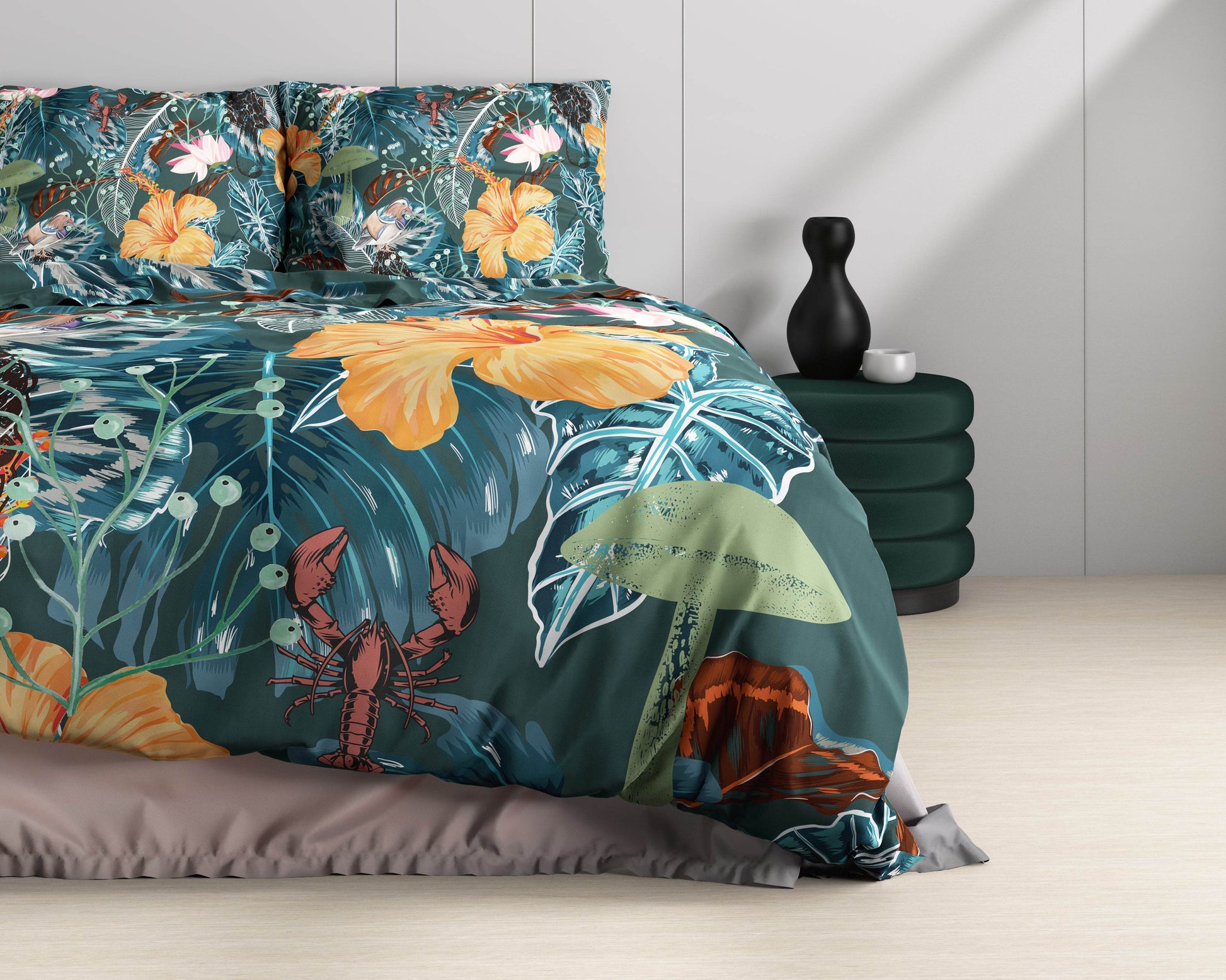Bettbezug Calanthe Grün 140 x 220 cm - Palo24