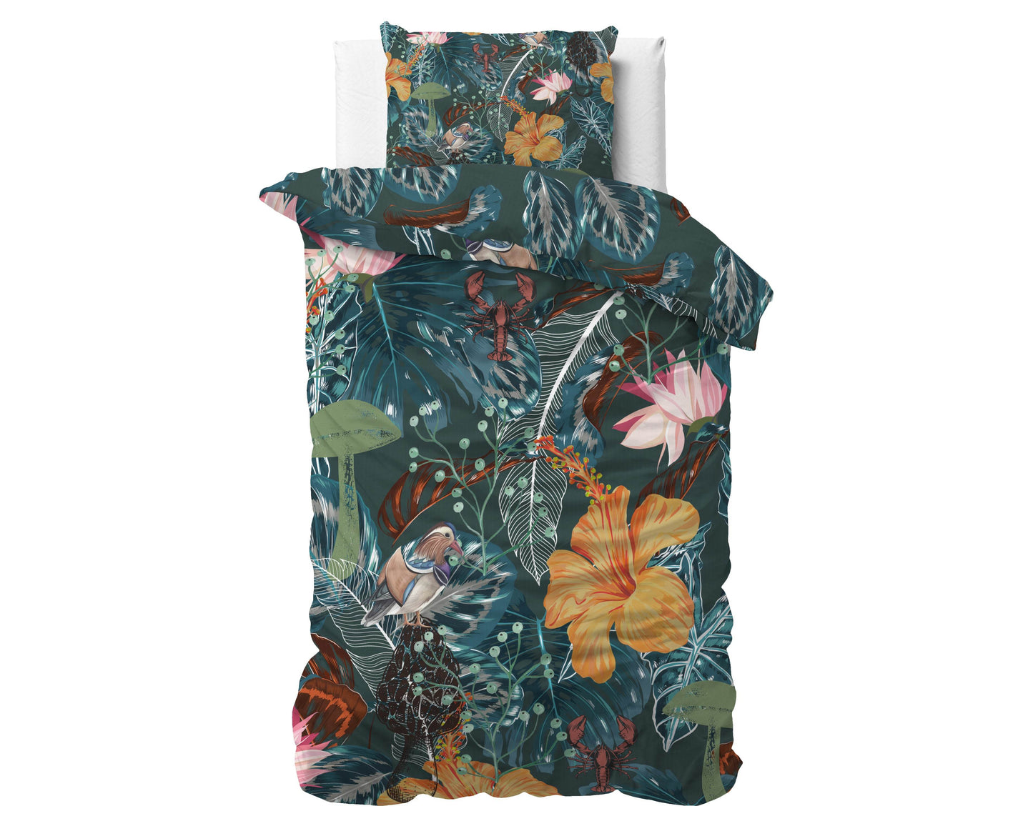 Bettbezug Calanthe Grün 140 x 220 cm - Palo24