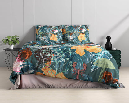 Bettbezug Calanthe Grün 240 x 220 cm - Palo24