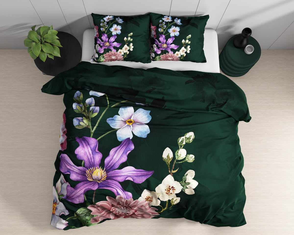 Bettbezug Betty Grün  240 x 220 cm - Palo24