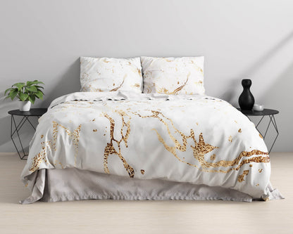 Bettbezug Bianco Weiss 140 x 220 cm - Palo24
